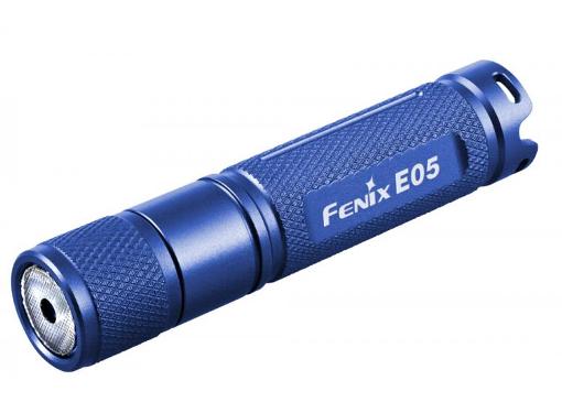 Изображение товара Фонарь FENIX E05 XP-E2 синий, 3 режима, 85 люмен