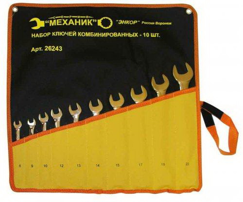 

Ключ гаечный ЭНКОР 26243 (8 - 22 мм, 26243 (8 - 22 мм)