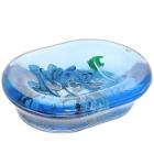 Мыльница пластиковая VANSTORE Морские рыбки 334-04, синяя