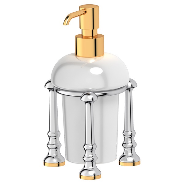 

Дозатор для жидкого мыла 3sc Stilmar un (chrome/gold) sti 129, Stilmar un (chrome/gold) sti 129