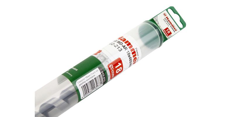 Сверло по дереву HAMMER Ф18х460мм (DR WD AR 18мм*460/370мм)