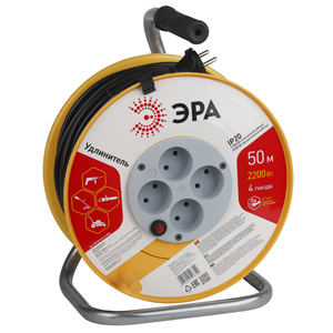 

Удлинитель ЭРА Rp-4-2x1.0-50m Б0017621 2х1, Черный, Rp-4-2x1.0-50m Б0017621 2х1