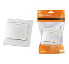 Выключатель с подсветкой TDM SQ1814-0004 Таймыр