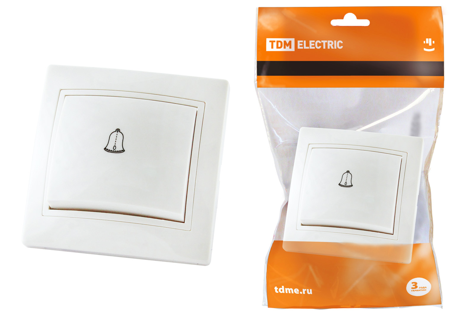 

Кнопка для звонка Tdm Sq1814-0009