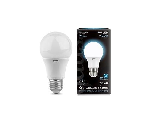   GAUSS LED A60 E27 7W 4100K (102502207)