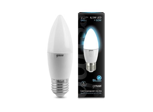   GAUSS LED Candle E27 6.5W 4100 (103102207)