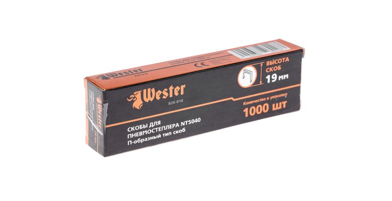 ����� ��� �������� WESTER 826-018 19 ��, ��� 18GA, 1000 ��.