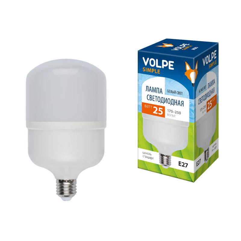 Лампа светодиодная Volpe Led-m80-25w/nw/e27/fr/s радиоприемник 25 hifi 25w