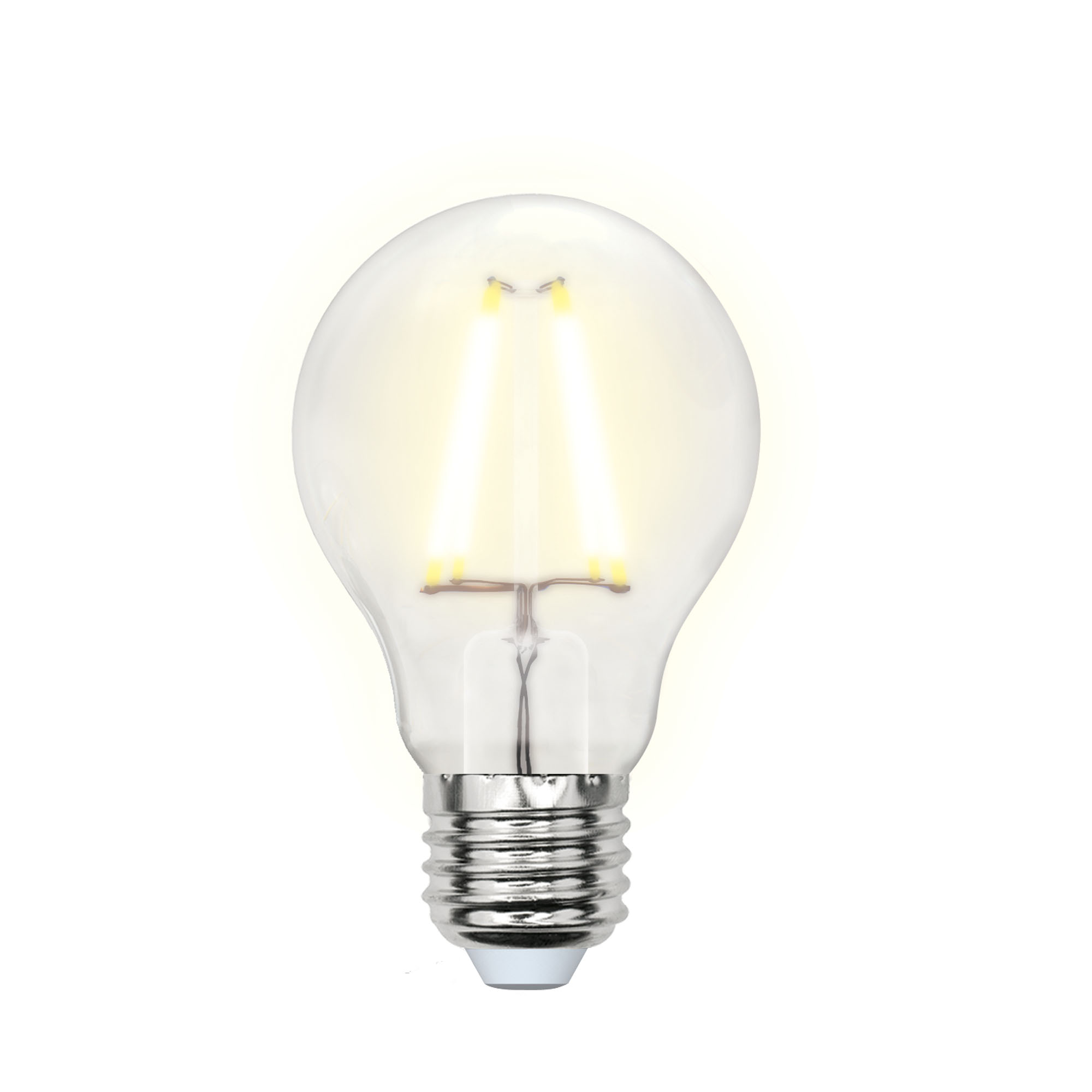 фото Лампа светодиодная uniel led-a60-8w/ww/e27/fr pls02wh 10шт