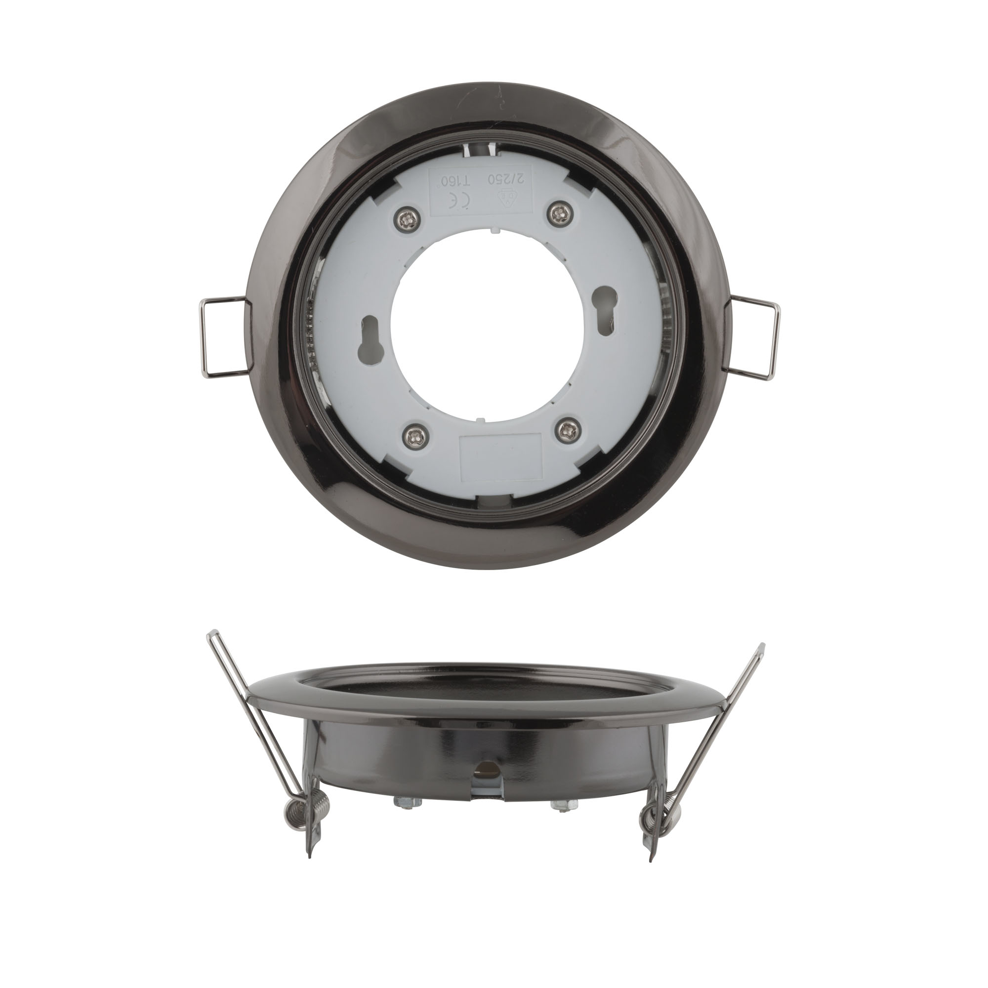 

Светильник встраиваемый Uniel Gx53/h4 black chrome 10 prom