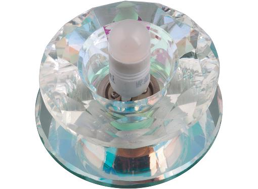 Изображение товара Встраиваемый светильник FAMETTO DLS-L117 G9 GLASSY/RAINBOW прозрачное стекло