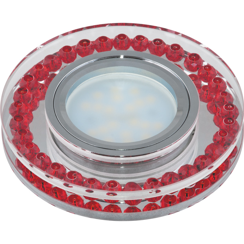 

Светильник встраиваемый Fametto Dls-p104 gu5.3 chrome/red