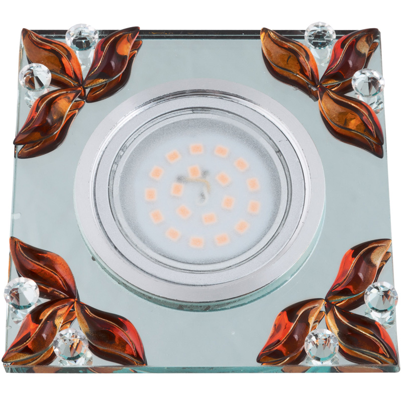 

Светильник встраиваемый Fametto Dls-p109 gu5.3 chrome/clear+tea