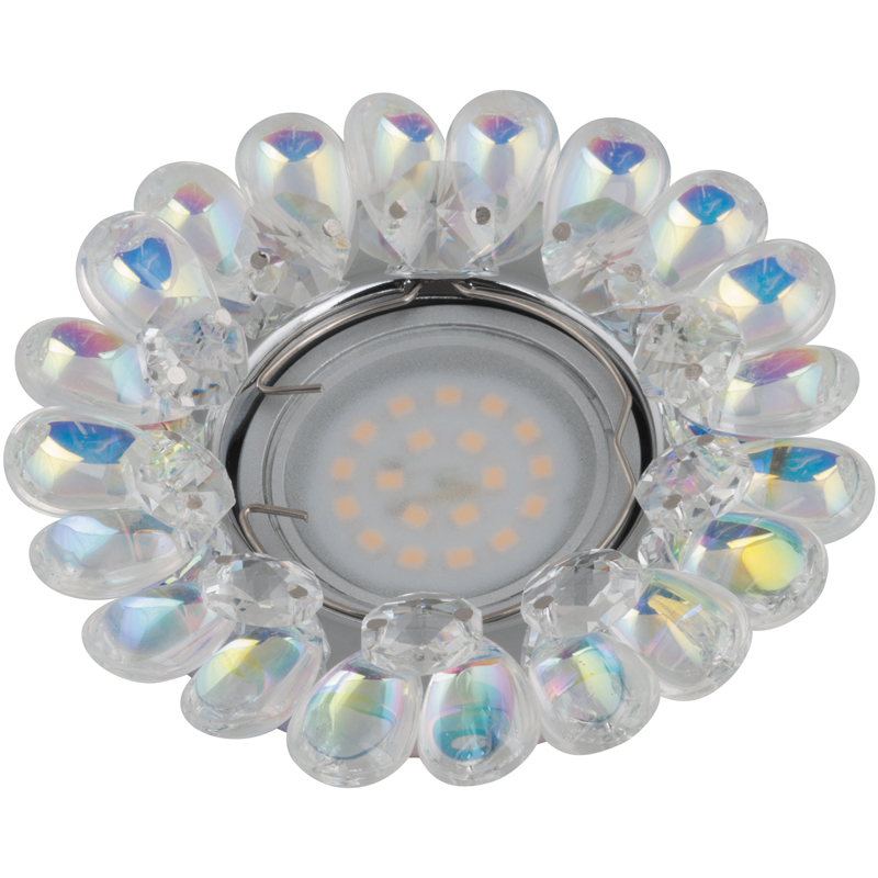 

Светильник встраиваемый Fametto Dls-p119 gu5.3 chrome/rainbow