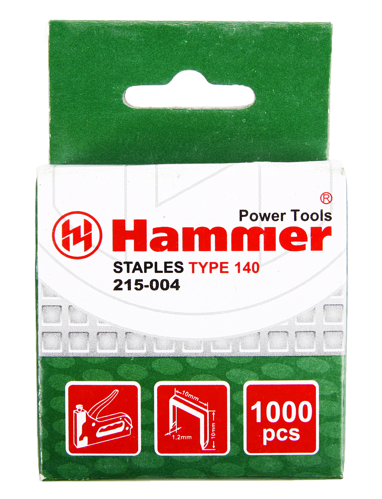 

Скобы для степлера Hammer Скобы 10мм, 10мм, 1,2 мм П-образные (тип 140), 1000шт, Скобы 10мм, 10мм, 1,2 мм П-образные (тип 140), 1000шт