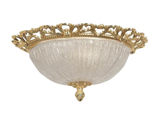 Изображение товара Настенно-потолочный светильник ARTI LAMPADARI Vigilanza E 11336 GH 3 лампы Е14 классика золото