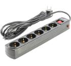 Сетевой фильтр IPPON 689478 BK252 5м 6гнезд 220В 10А 2.2кВт 3х1.0 черный