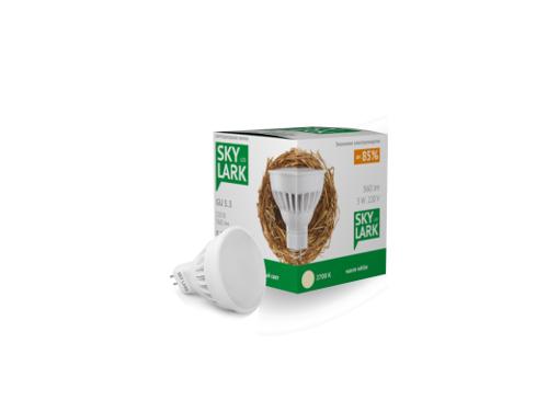 Изображение товара Светодиодная лампа SKYLARK B021 GU5.3 MR16 5W 2700K теплый свет