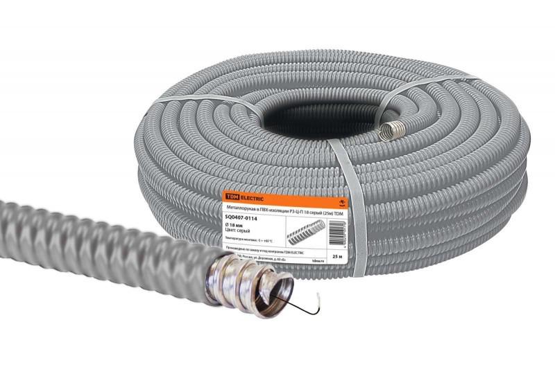 фото Металлорукав tdm рз-ц-п 18 sq0407-0114, 25м