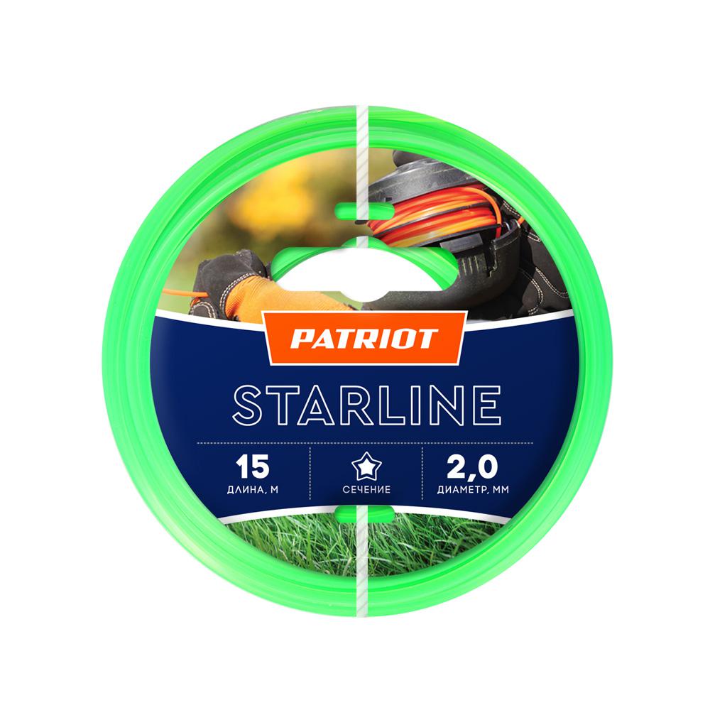 

Леска для триммеров Patriot 805201056 starline d 2,0мм l 15м, 805201056 starline d 2,0мм l 15м
