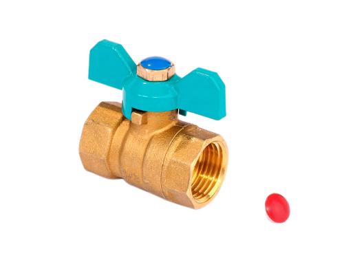 Изображение товара Кран шаровый U-TEC 38383 MASTER с латунной бабочкой 3/4''