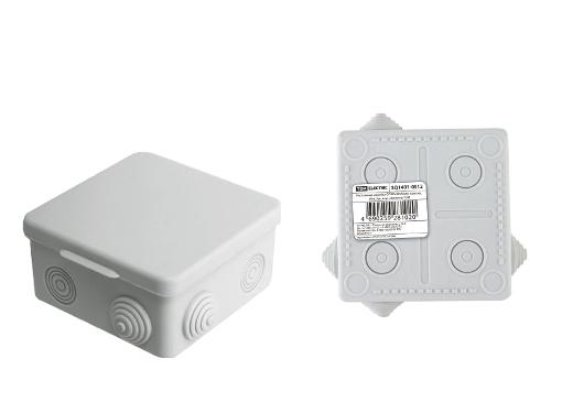 Изображение товара Коробка распаячная TDM SQ1401-0512 IP54 80х80х50мм для электроустановок
