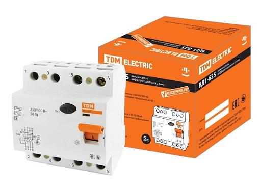 Изображение товара УЗО TDM SQ0203-0068 4Р 40А 100мА ИЗОЛИРУЮЩЕЕ УСТРОЙСТВО