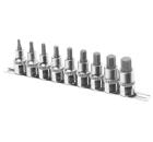 Изображение товара Набор торцевых бит JTC HEX 1/2'' H4-H14 9 шт прочный и универсальный