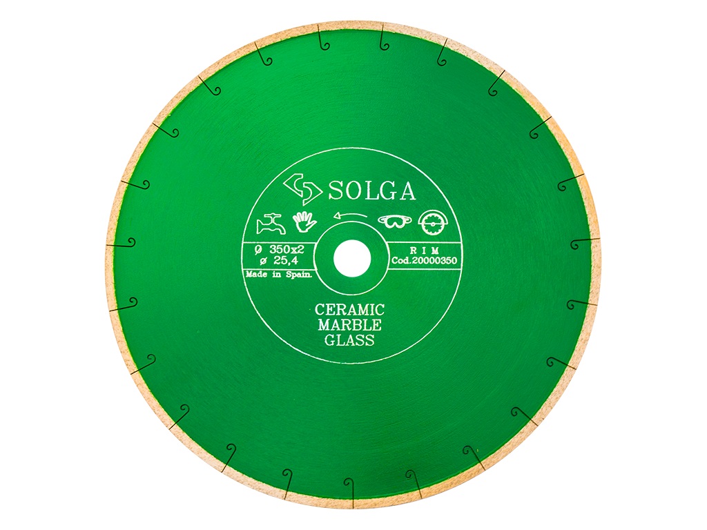 

Круг алмазный Solga diamant (20000350) Ф350х25.4мм по керамике, (20000350) Ф350х25.4мм по керамике