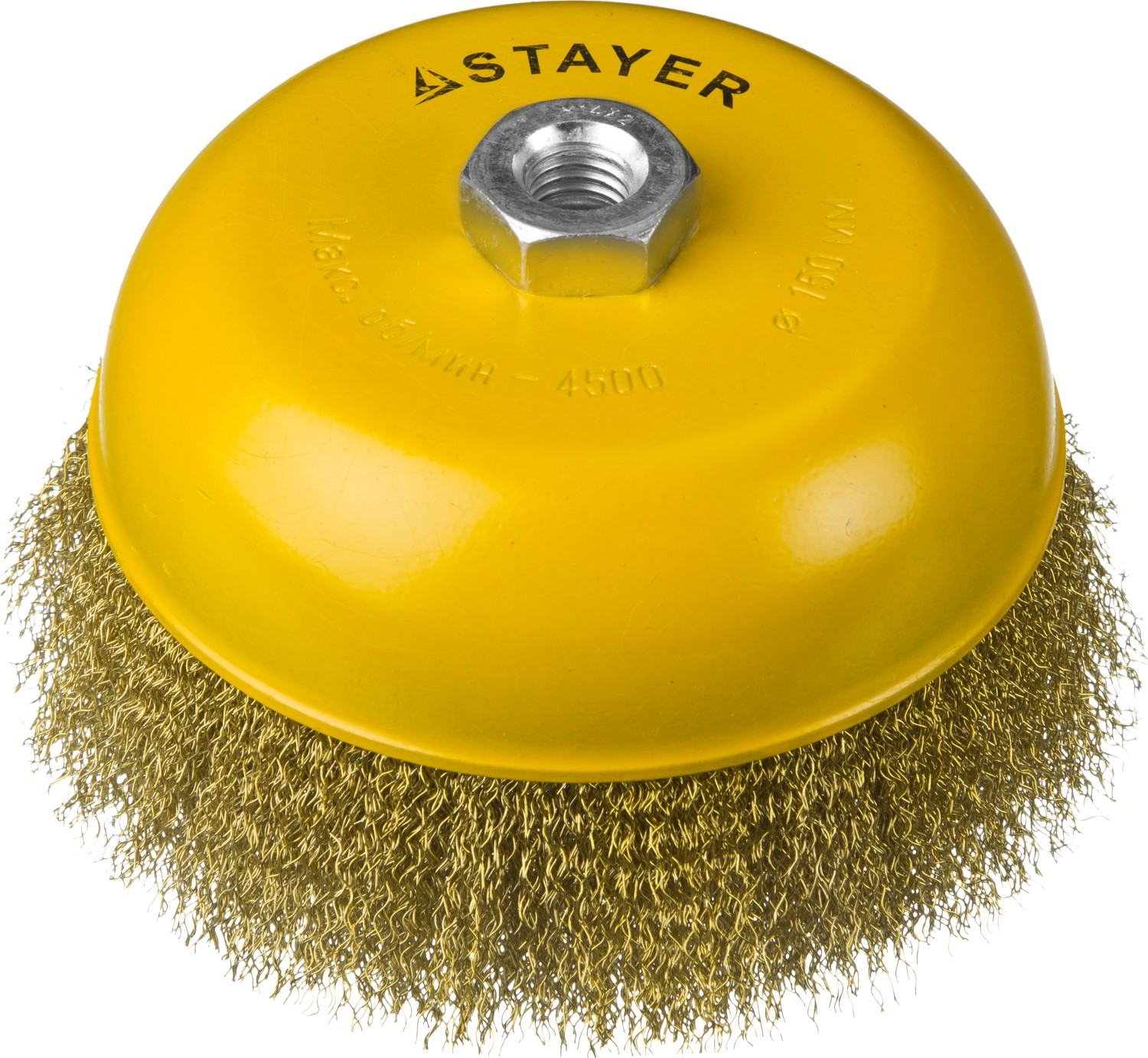 

Кордщетка Stayer чаша 150мм для УШМ гофрированная латунированная сталь (professional 35125-150, чаша 150мм для УШМ гофрированная латунированная сталь (professional 35125-150)