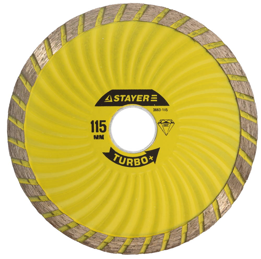 

Круг алмазный Stayer 'turbo+'' 3663-180
