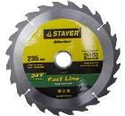 Изображение товара Диск пильный твердосплавный STAYER MASTER 3680-235-30-24 для дерева 24 зуба