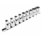 Изображение товара Набор головок JTC H409E TORX 1/2'' E10-E24 - 9 пр.