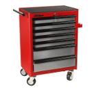 Изображение товара Инструментальная тележка JTC 3931 с 7 секциями и замком