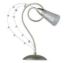 Изображение товара Настольная лампа MW LIGHT 303031601 Элегия серебристая с хрусталем