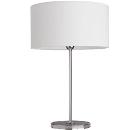 Изображение товара Настольная лампа MW LIGHT Кроун 1х60В E27 стиль модерн хром стекло ткань