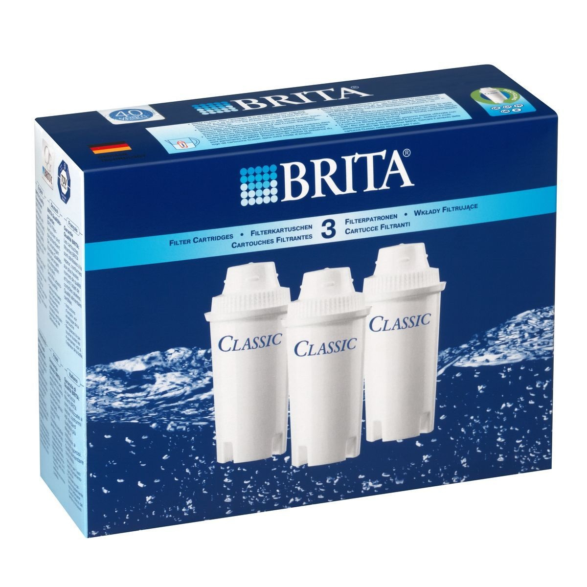 Сменный картридж Brita 1012169 Классик - цена, фото - купить в Москве, СПб  и РФ