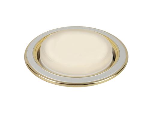 Изображение товара Встраиваемый светильник ESCADA ROMA GX53 001 GD/SN золото никель 13Вт LED