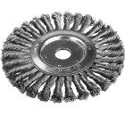 Кордщетка ЗУБР плоская 175мм для УШМ витая сталь (35190-175_z01)