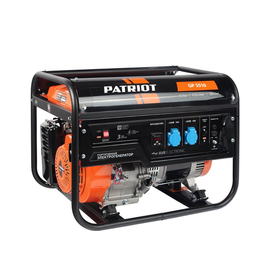 

Бензиновый генератор Patriot Gp 5510, Gp 5510