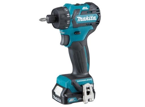 Изображение товара Аккумуляторная дрель-шуруповерт Makita DF032DWAX1 10.8В 2 А*ч, бесщеточный двигатель