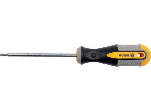 Изображение товара Отвертка VOREL Torx Т8х75мм CrV для крепежа с головками TORX