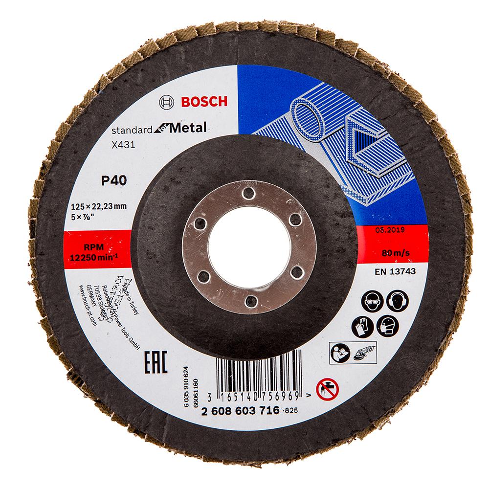 

Круг Лепестковый Торцевой (КЛТ) Bosch 2608603716, 2608603716