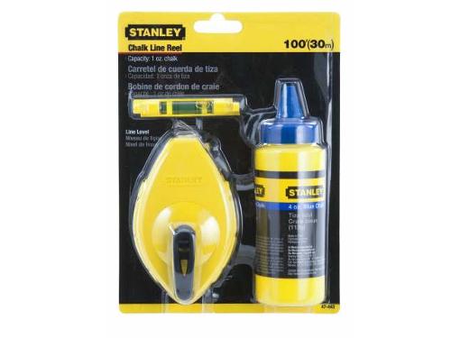 Изображение товара Набор из 3 предметов STANLEY 0-47-443: шнур, мел, уровень