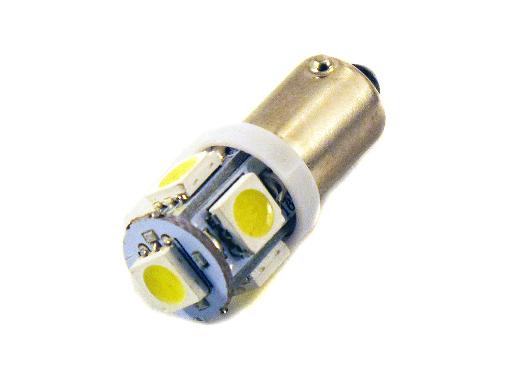 Изображение товара Автолампа ВЫМПЕЛ BA9S-T4W 5SMD 5050 WHITE для подсветки авто 12 В
