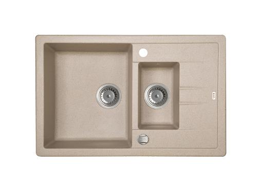 Изображение товара Мойка кухонная IDDIS V18P785i87 из granucryl, 1 1/2 чаши, песок