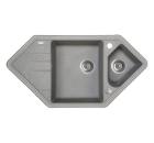 Изображение товара Угловая кухонная мойка IDDIS Vane G V27G965i87 из granucryl 960х500 серый