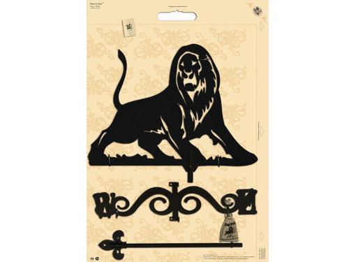 Изображение товара Флюгер DUCK & DOG DDFB0207 большой лев из металла с порошковым покрытием