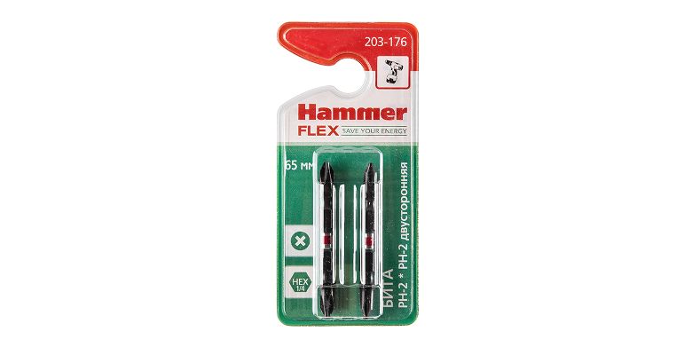 Бита HAMMER PH2 65мм