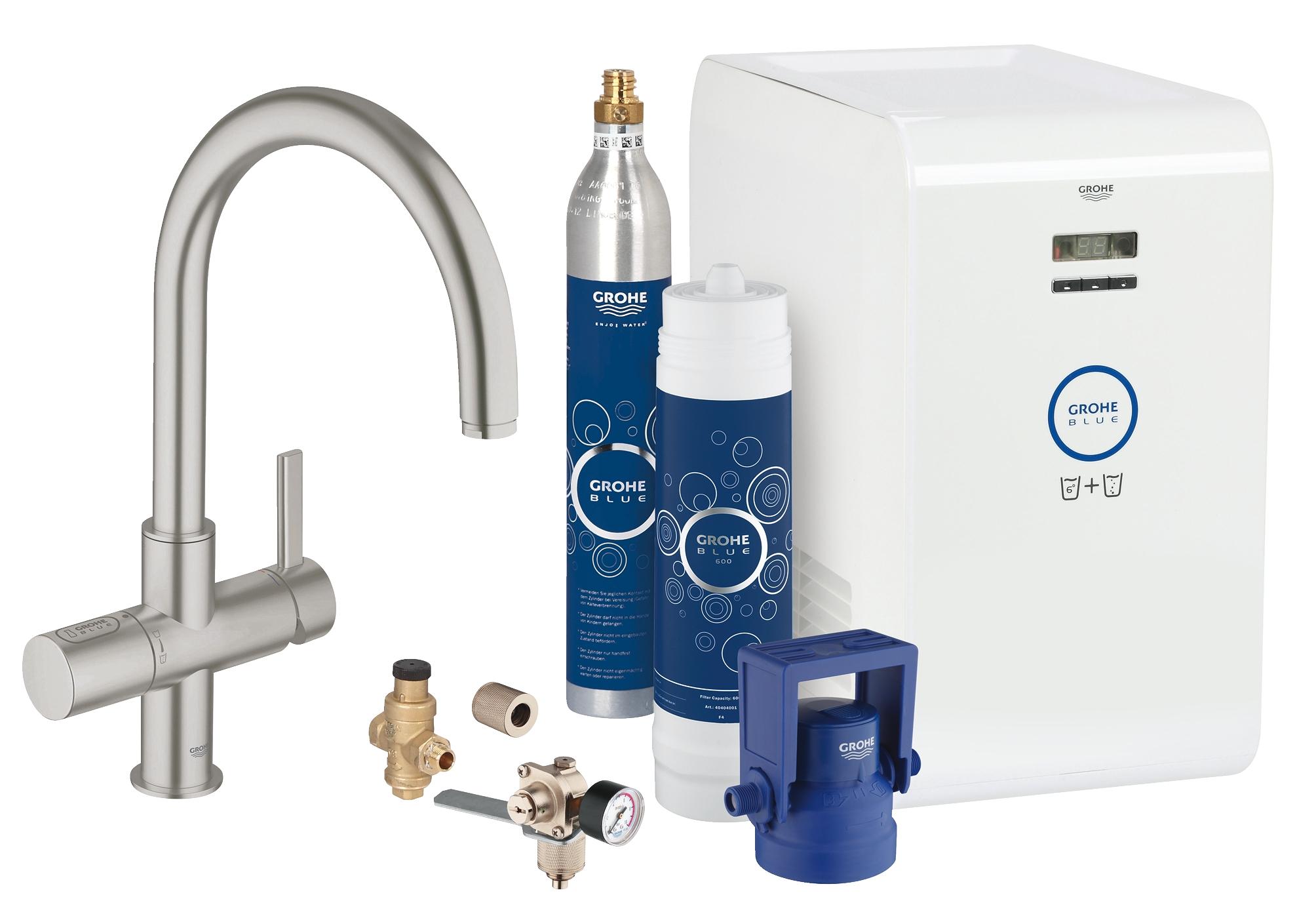 

Смеситель для кухни Grohe Blue 31323dc1